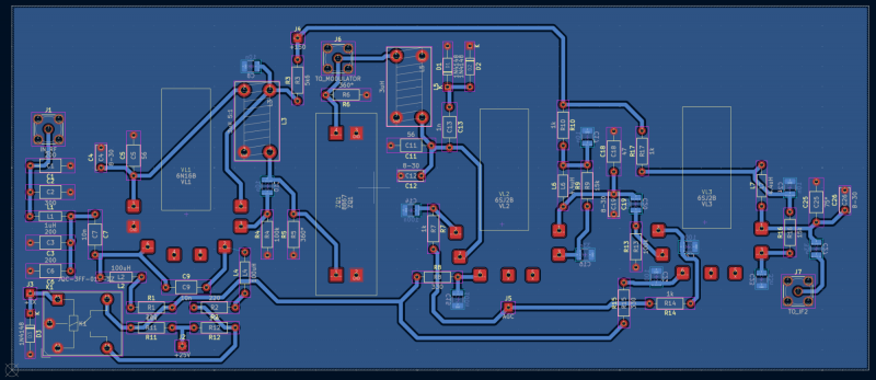 І до купи плата 1-st IF amp